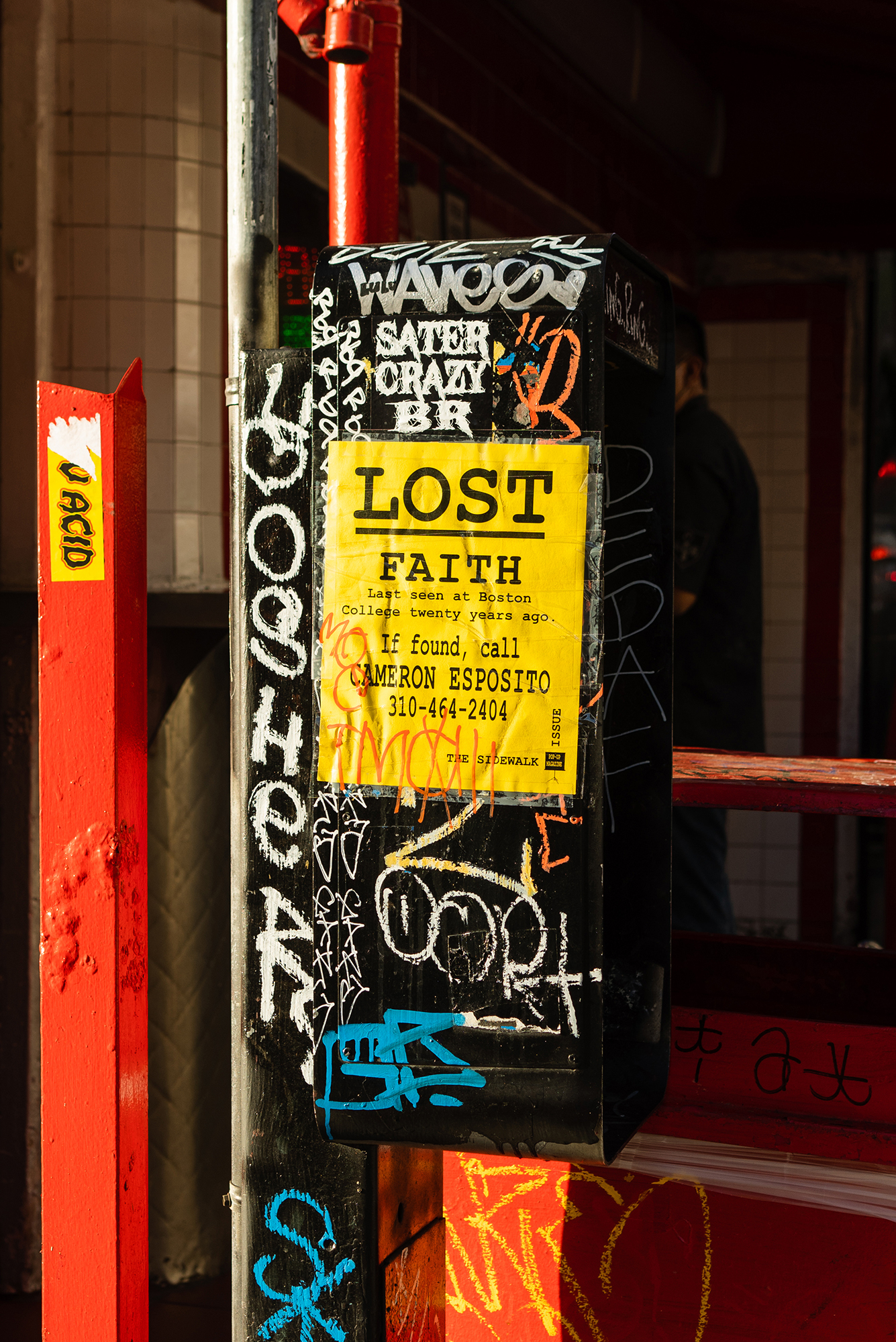 Image of a lost item flyer