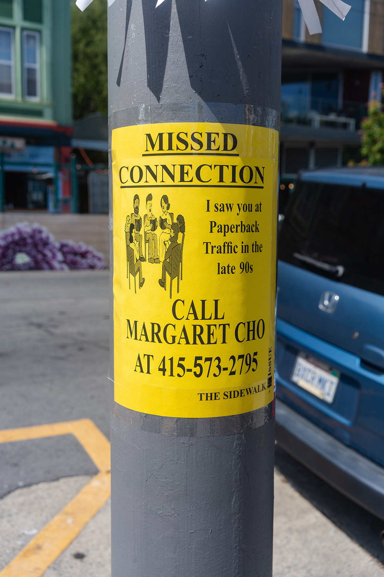 Image of a missed connection flyer