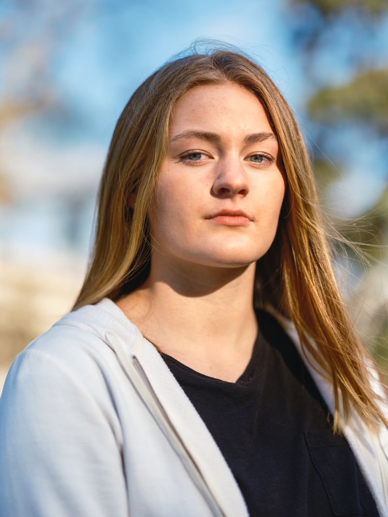 Headshot of girl looking at viewer